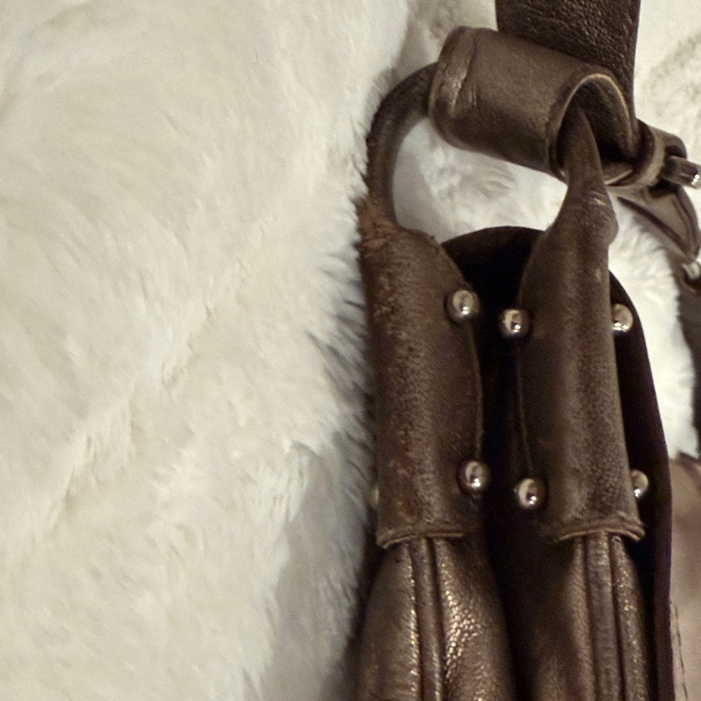 Vintage Metallic Ferragamo Shoulder Bag - Picture 11 of 16
